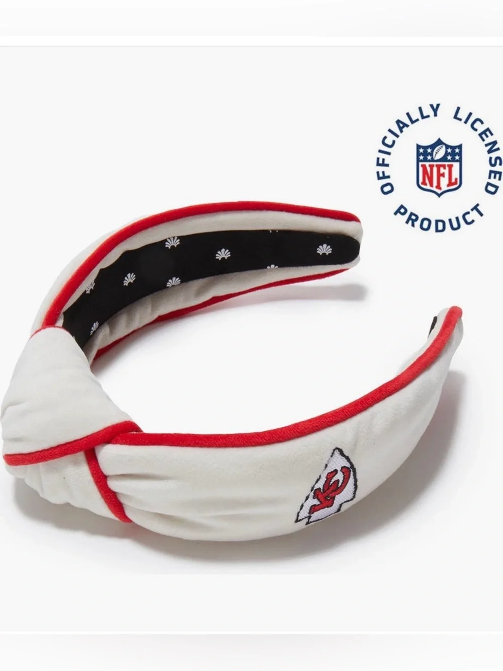 NEW Lele Sadoughi x NFL Kansas City Chiefs Knotted Headband